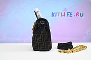 Kitlife Donatella Versace x Fendi Fendace Gold Baroque Bag - 25 x 15 x 22 cm - 3