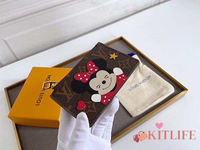 Kitlife louis Vuitton Minnie Mouse Coin & Card Holder 0 -  8 x 14.5 x 1 cm - 1