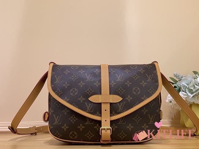 Kitlife Louis Vuitton Saumur Monogram Bag - 28x11x20 cm - 1