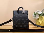 kitlife Louis vuitton Nano Steamer Monogram Eclipse packbag bag - 15 x 18 x 7 cm - 3