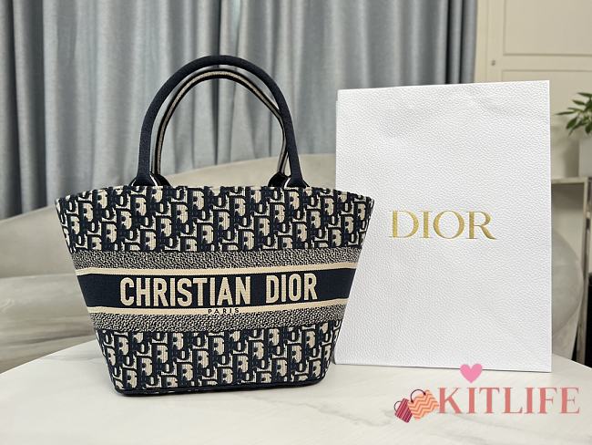 kitlife Dior book tote bag - 25 x 23 x 11 cm - 1