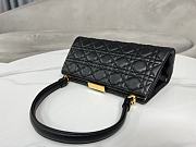 Kitlife Dior top handle black bag - 26 x 9 x 14.5 cm - 4