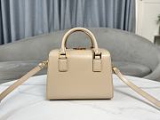 Kitlife Dior MEDIUM BOSTON BAG Box Calfskin Beige - 19 x 15 x 15 cm - 4