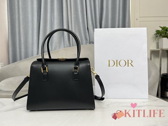 Kitlife Dior MEDIUM BOSTON BAG Box Calfskin Bag - 29 x 22 x 15 cm - 1
