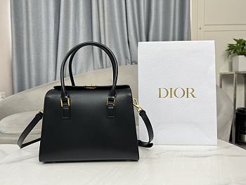 Kitlife Dior MEDIUM BOSTON BAG Box Calfskin Bag - 29 x 22 x 15 cm