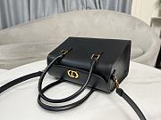 Kitlife Dior MEDIUM BOSTON BAG Box Calfskin Bag - 29 x 22 x 15 cm - 3