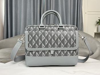 Kitlife DIOR HIT THE ROAD BRIEFCASE Gray bag - 36.5 x 26 x 11 cm