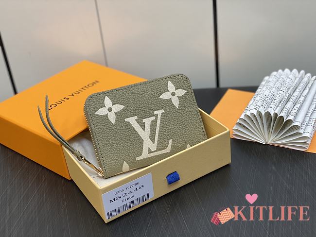 kitlife Louis Vuitton Ams Monogram Unplant Zippy Coin wallet - 11 x8.5 x3.5 cm - 1