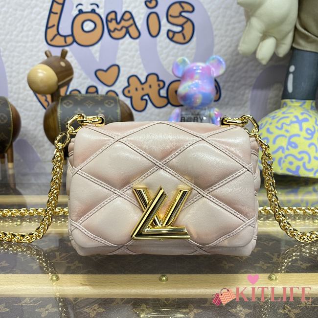 Kitlife louis vuitton GO-14 MM Twist lock Pink - 15x10x6.5 cm - 1