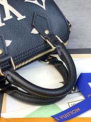 Kitlife louis vuitton Nano Speedy bag mini black - 16 x 10 x 7.5 cm - 6