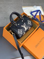 Kitlife louis vuitton Nano Speedy bag mini black - 16 x 10 x 7.5 cm - 2