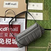 Kitlife Gucci Horsebit Gray Chain2023 bag - 27x11x5 cm - 6