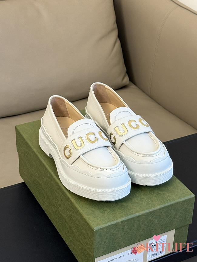 kitlife gucci loafer white 2023 - 000 - 1