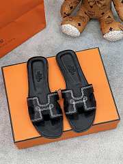 kitlife Hermes Sandal Black 2023 - 000 - 1