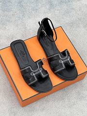 kitlife Hermes Sandal Black 2023 - 000 - 5