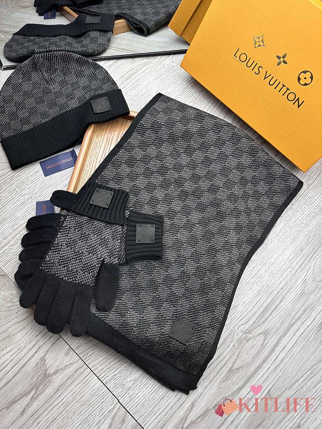 kitlife louis vuitton onn set 3 items Scart/glove/hat - 000 - 1
