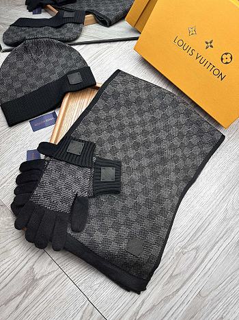 kitlife louis vuitton onn set 3 items Scart/glove/hat - 000