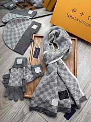 kitlife louis vuitton onn set 3 items Scart/glove/hat - 001 - 6