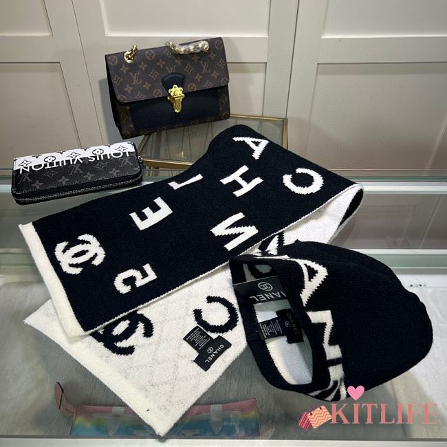 kitlife chanel one set 2 items Scart/hat - 02 - 1