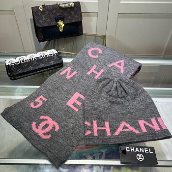 kitlife chanel one set 2 items Scart/hat - 04