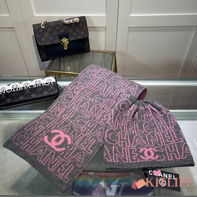 kitlife chanel one set 2 items Scart/hat - 09 - 1