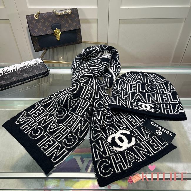 kitlife chanel one set 2 items Scart/hat - 12 - 1