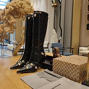 kitlife BALENCIAGA Le cagole leather heel boots black  - 4