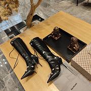 kitlife BALENCIAGA Le cagole leather heel boots black  - 5