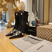 kitlife BALENCIAGA Le cagole leather boots black - 5