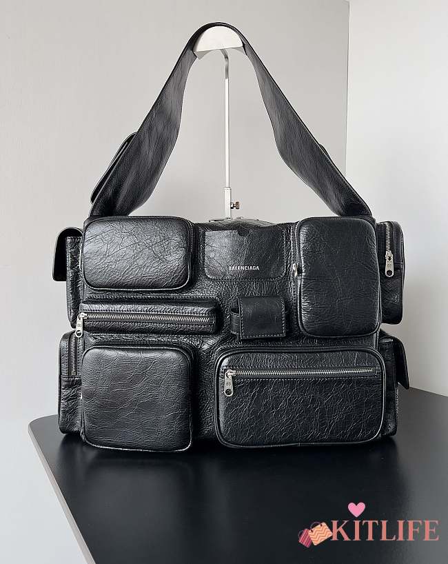 Kitlife Balenciaga superbusy black bag - 41.9 x 29.0 x 18.9 cm - 1