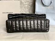 Kitlife Balenciaga medium Monaco shoulder bag black - 32.5x22x9.9 cm - 5