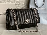 Kitlife Balenciaga medium Monaco shoulder bag black - 32.5x22x9.9 cm - 4