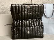 Kitlife Balenciaga medium Monaco shoulder bag black - 32.5x22x9.9 cm - 3