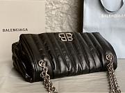 Kitlife Balenciaga medium Monaco shoulder bag black - 32.5x22x9.9 cm - 2