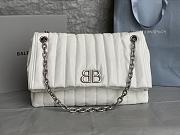 Kitlife Balenciaga medium Monaco shoulder bag White - 32.5x22x9.9 cm - 1