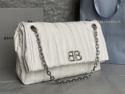 Kitlife Balenciaga medium Monaco shoulder bag White - 32.5x22x9.9 cm - 6