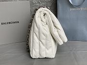 Kitlife Balenciaga medium Monaco shoulder bag White - 32.5x22x9.9 cm - 3