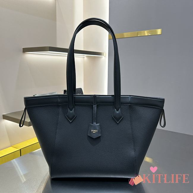 kitlife Fendi Origami tote black bag - 27x15x27 cm - 1