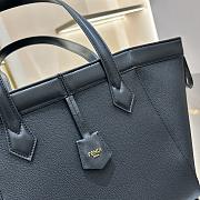 kitlife Fendi Origami tote black bag - 27x15x27 cm - 4