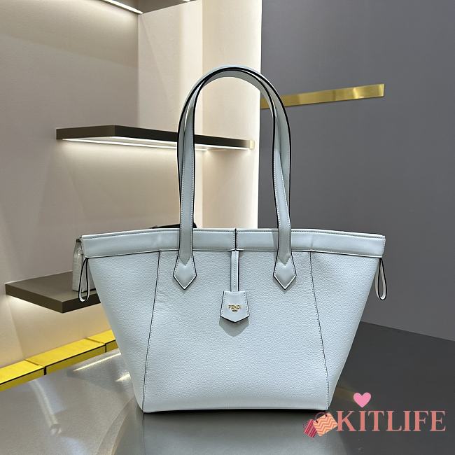 kitlife Fendi Origami tote white bag - 27x15x27 cm - 1