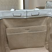 kitlife Fendi Origami tote white bag - 27x15x27 cm - 5