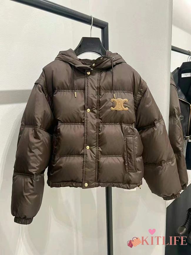 kitlife Celine JACKET NYLON CHOCOLATE - 1
