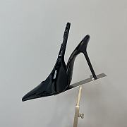 kitlife Saint Laurent Women's 105 Patent Slingback black Pump - 4.5in heel  - 6