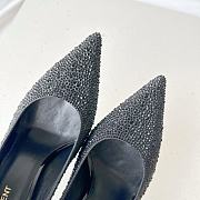 kitlife YSL Crystal Embellished Pump black  Heels 10cm - 4