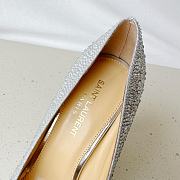 kitlife YSL Crystal Embellished Pump white Heels 10cm - 4