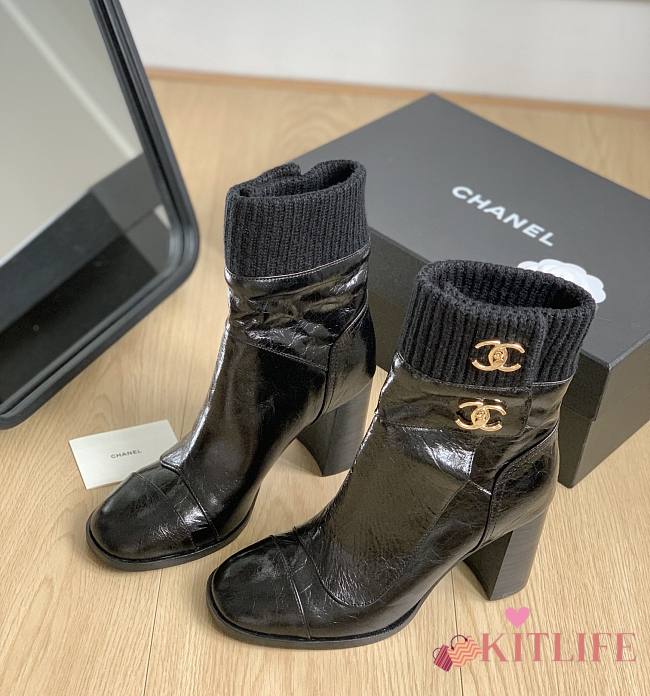 Kitlife chanel Boots Black 2033  - 1