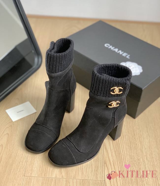 Kitlife chanel Boots Black 2033 - 00 - 1