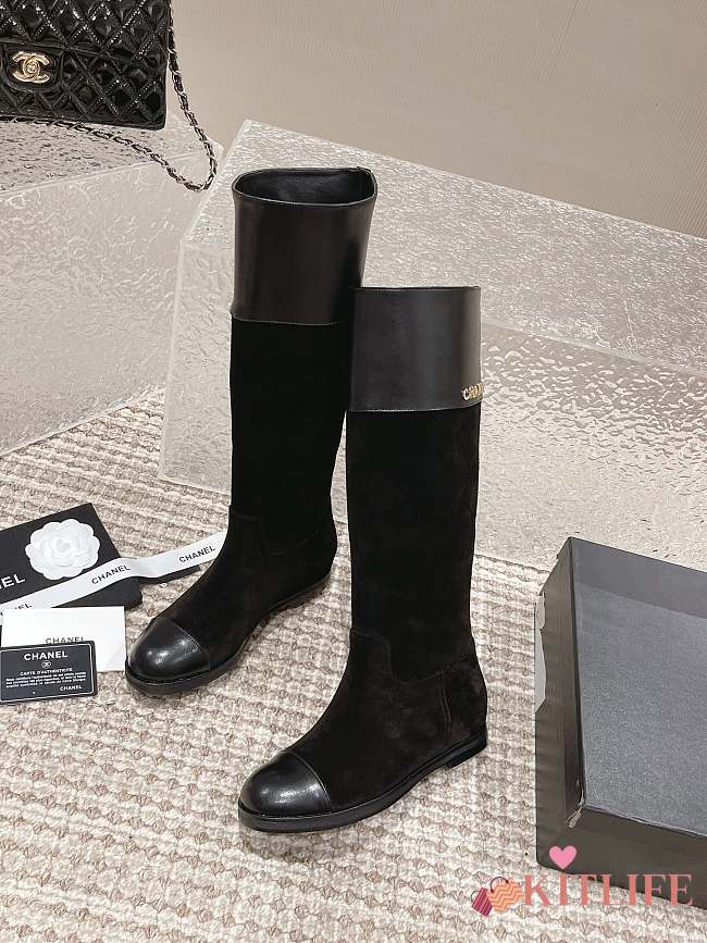 Kitlife chanel hight Boots Black 2033 - 01 - 1