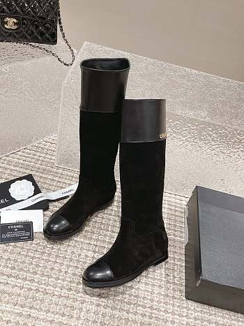 Kitlife chanel hight Boots Black 2033 - 01