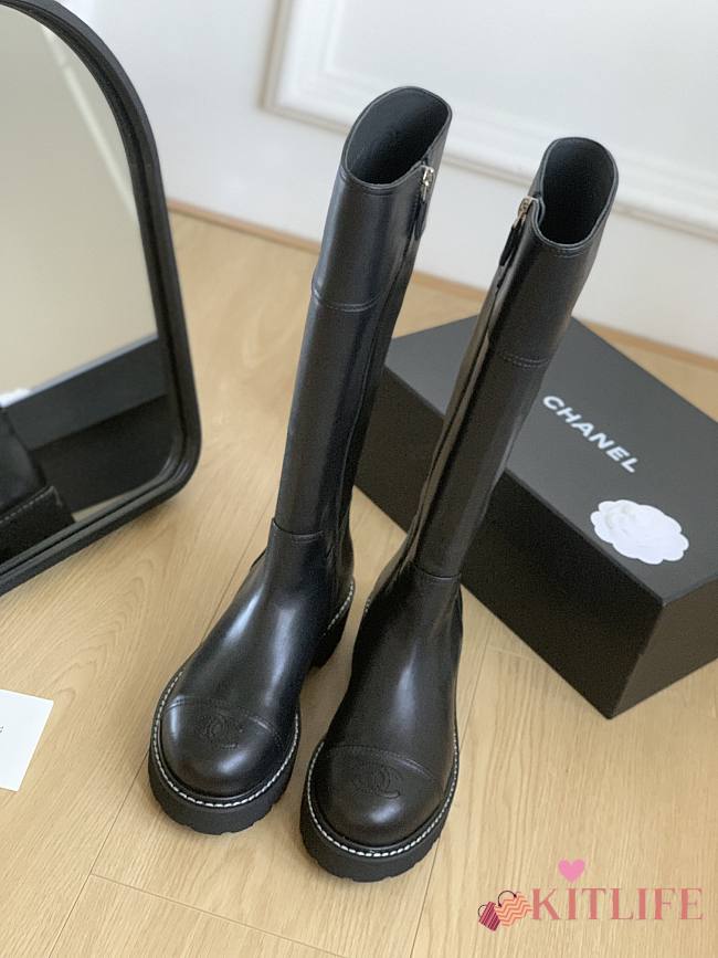 Kitlife chanel hight Boots Black 2033 - 03 - 1